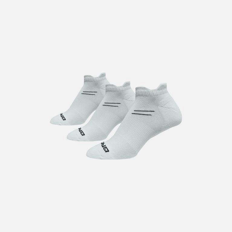 Brooks Run-In 3-Pack Hombre Calcetines - Blancos (4801GMZHY)